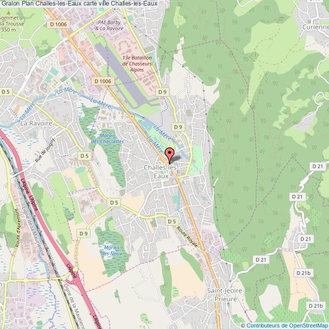 plan Challes-les-Eaux