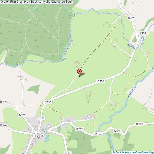 Plan ChampduBoult carte ville ChampduBoult