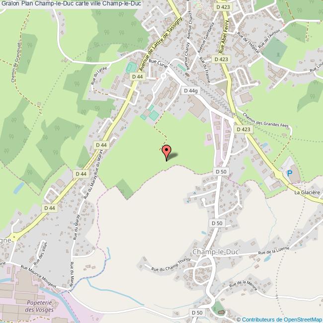 Plan ChampleDuc carte ville ChampleDuc