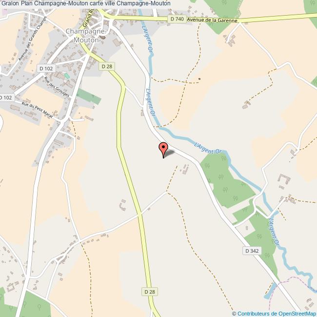 Plan ChampagneMouton carte ville ChampagneMouton