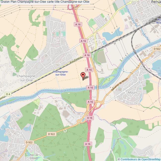 Plan ChampagnesurOise carte ville ChampagnesurOise Plan ChampagnesurOise carte ville ChampagnesurOise