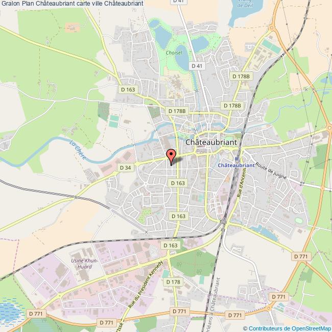 Plan Chateaubriant Carte Ville Chateaubriant Plan Chateaubriant Carte Ville Chateaubriant