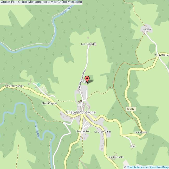 plan Châtel-Montagne