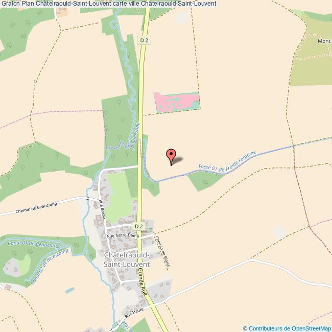 plan Châtelraould-Saint-Louvent