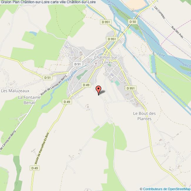 plan Châtillon-sur-Loire