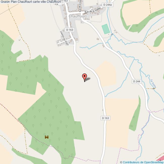 Plan Chauffourt carte ville Chauffourt