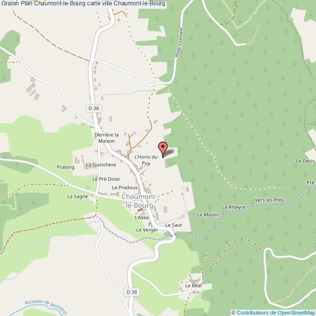 plan Chaumont-le-Bourg