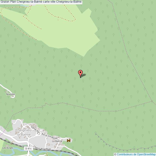 plan Cheignieu-la-Balme