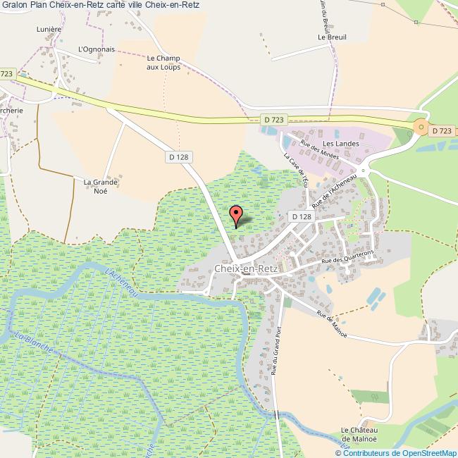 plan Cheix-en-Retz