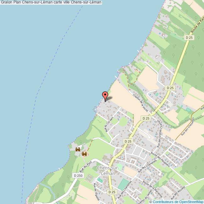 plan Chens-sur-Léman