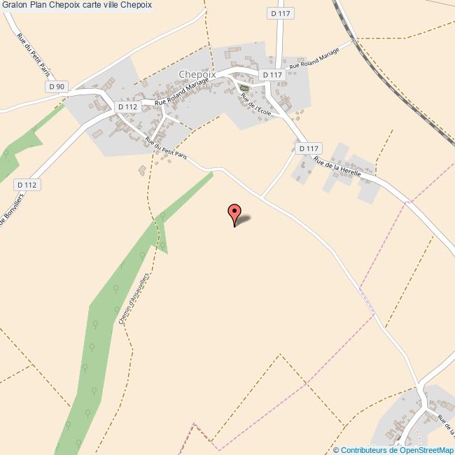 Plan Chepoix carte ville Chepoix