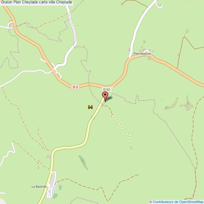 plan Cheylade