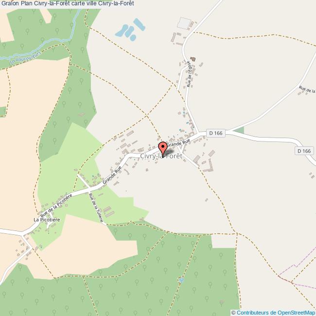 plan Civry-la-Forêt