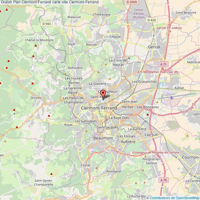 carte clermont ferrand