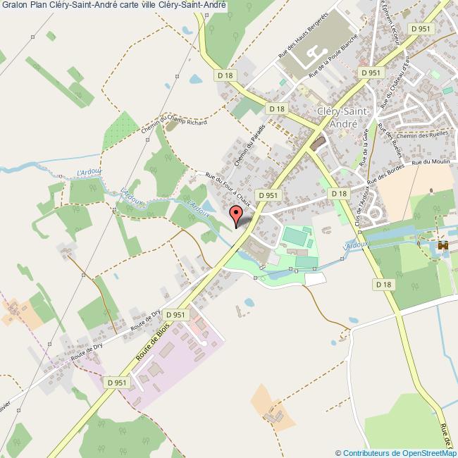 plan Cléry-Saint-André