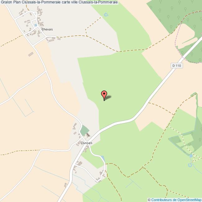 Plan ClussaislaPommeraie carte ville ClussaislaPommeraie