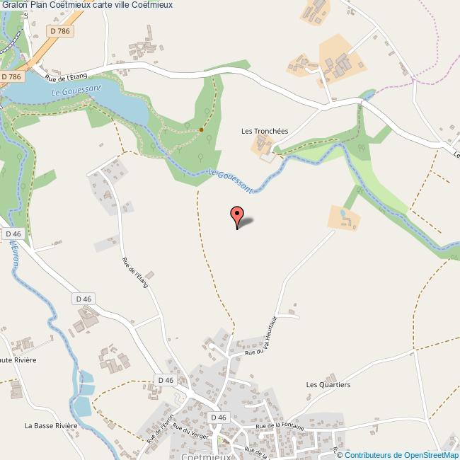 Plan Coëtmieux carte ville Coëtmieux
