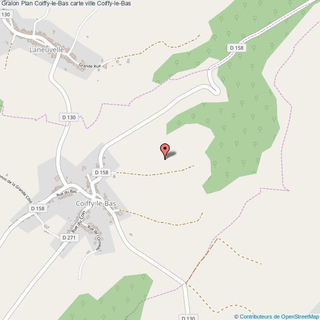 Plan CoiffyleBas carte ville CoiffyleBas