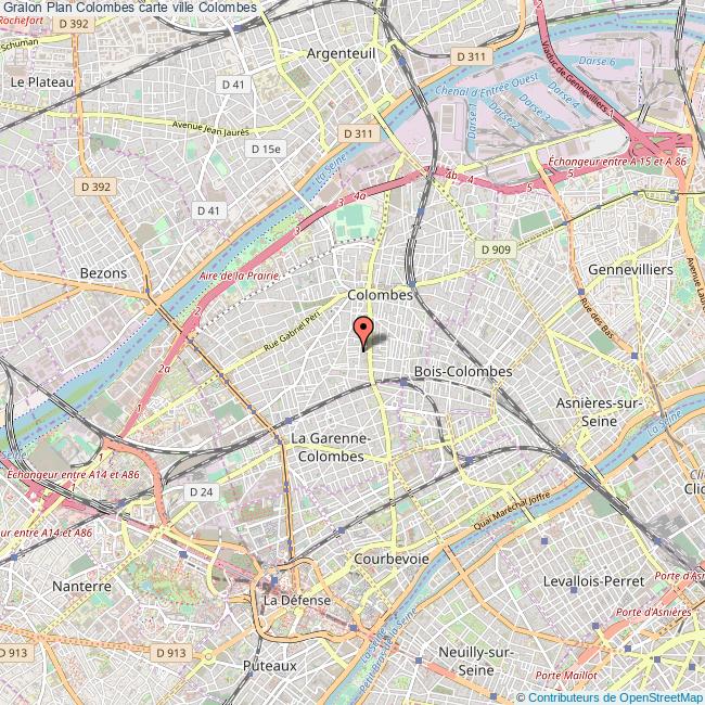 Plan De La Ville La Garenne Colombes Plan De La Ville La Garenne Colombes