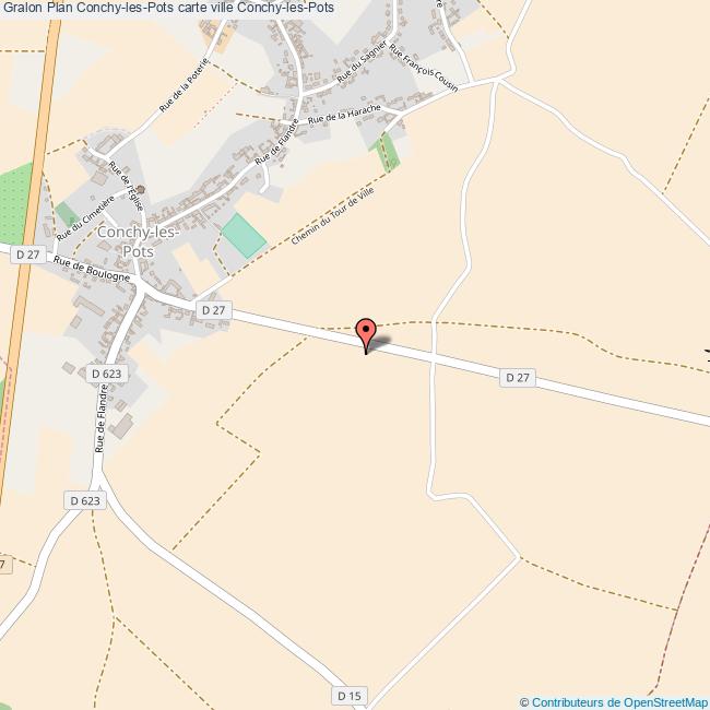 Plan ConchylesPots carte ville ConchylesPots