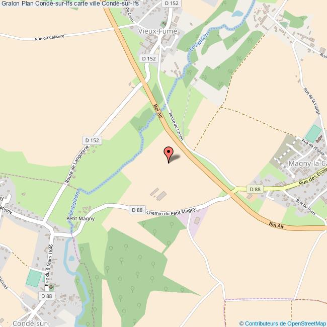 Plan CondésurIfs carte ville CondésurIfs