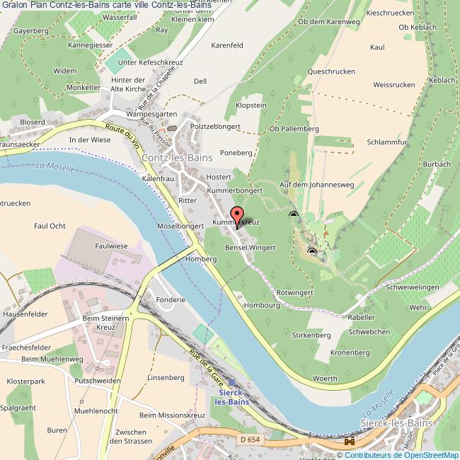plan Contz-les-Bains
