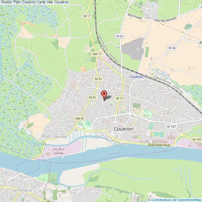 Plan Couëron carte ville Couëron Plan Couëron carte ville Couëron