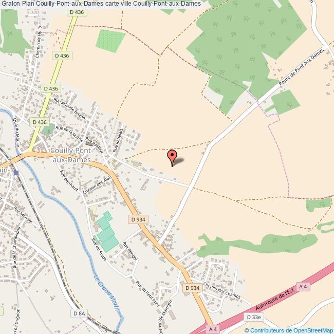 plan Couilly-Pont-aux-Dames