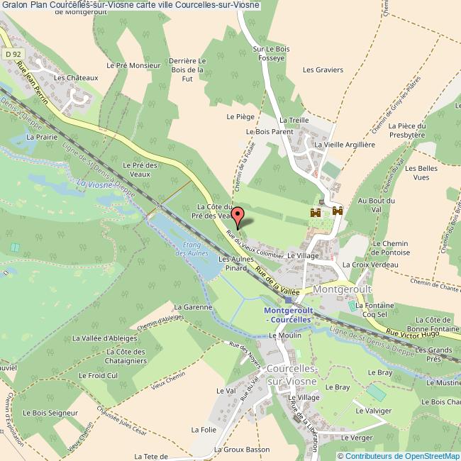 plan Courcelles-sur-Viosne