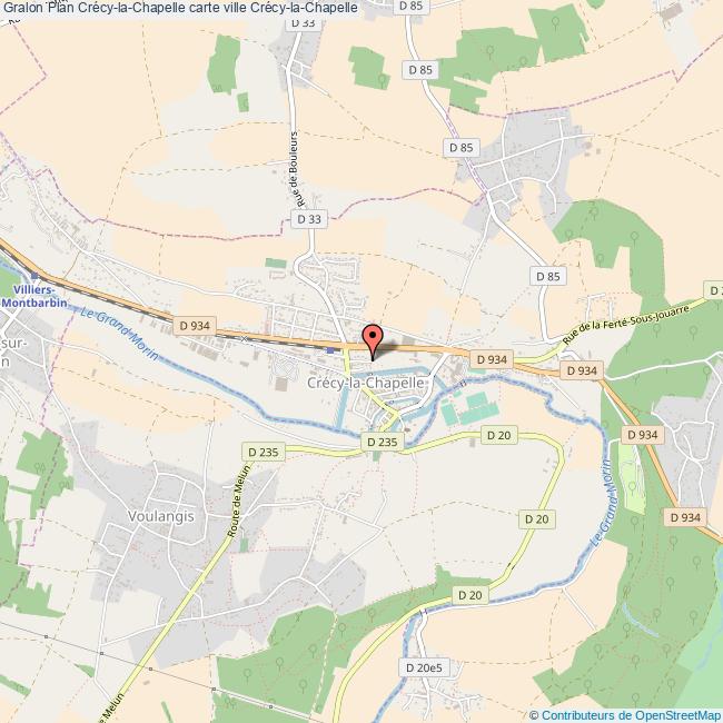 plan Crécy-la-Chapelle