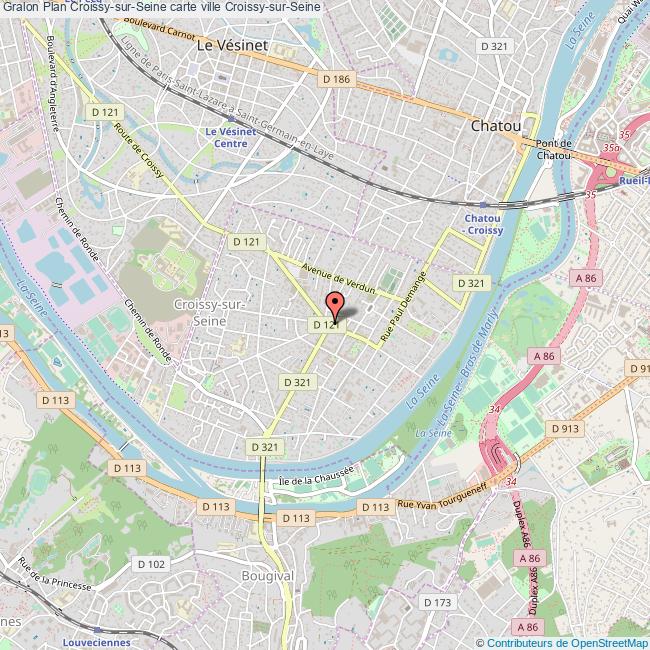 plan Croissy-sur-Seine