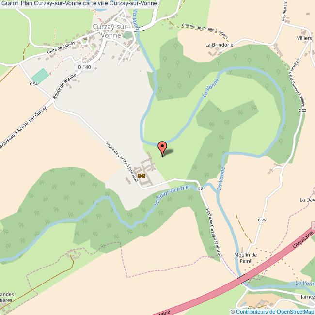 plan Curzay-sur-Vonne