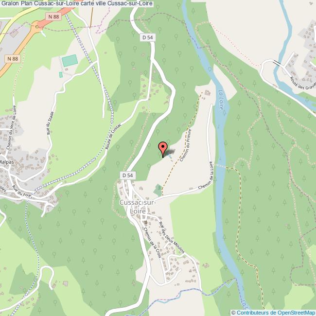 plan Cussac-sur-Loire