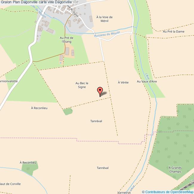 Plan Dagonville carte ville Dagonville