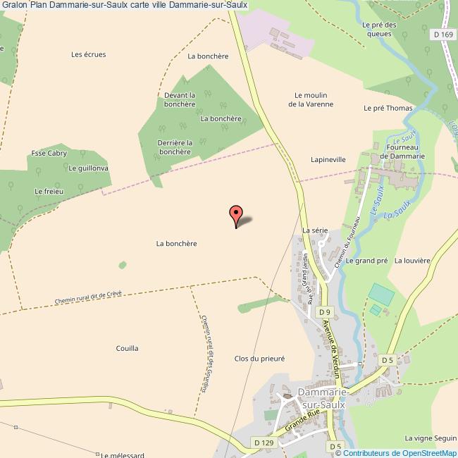 plan Dammarie-sur-Saulx