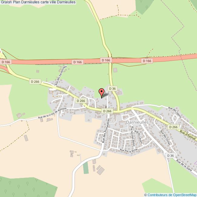 Plan Darnieulles carte ville Darnieulles