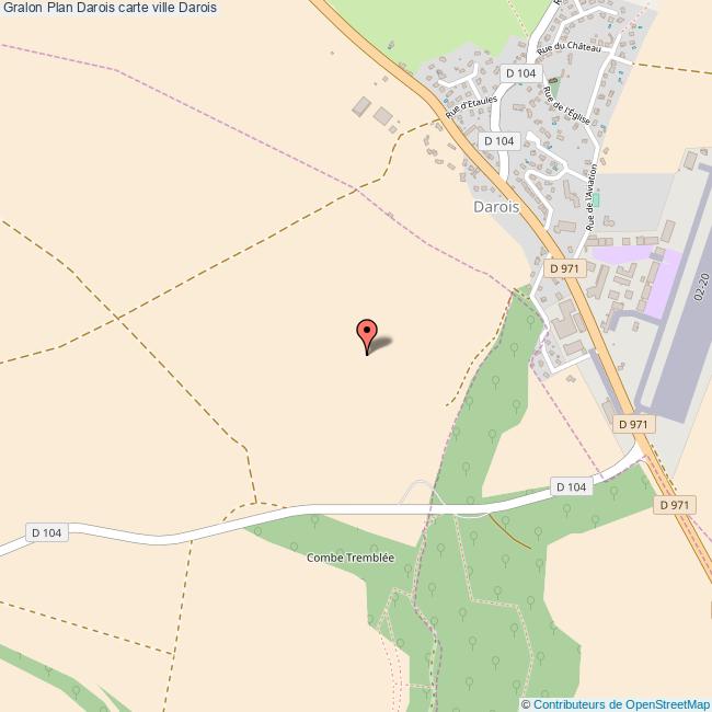 Plan Darois carte ville Darois