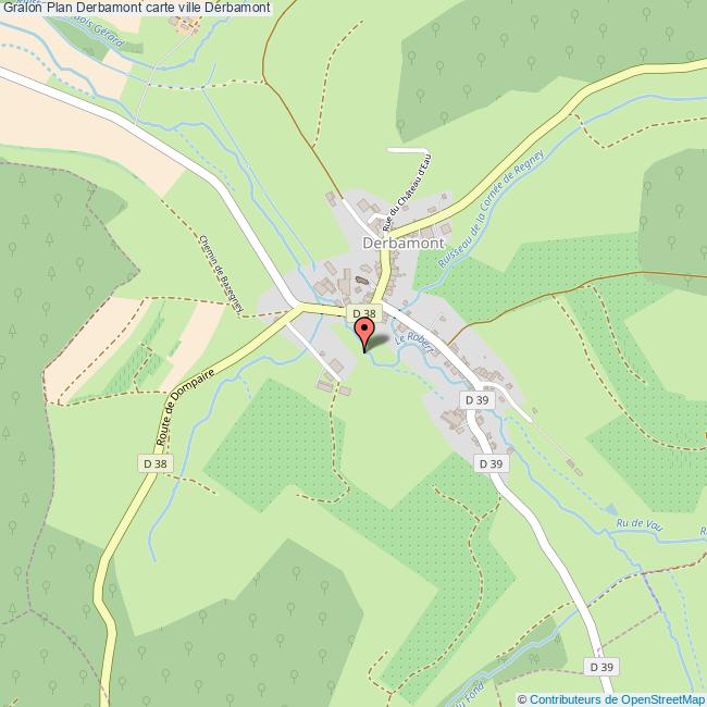 Plan Derbamont carte ville Derbamont