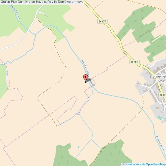 Plan DomèvreenHaye carte ville DomèvreenHaye