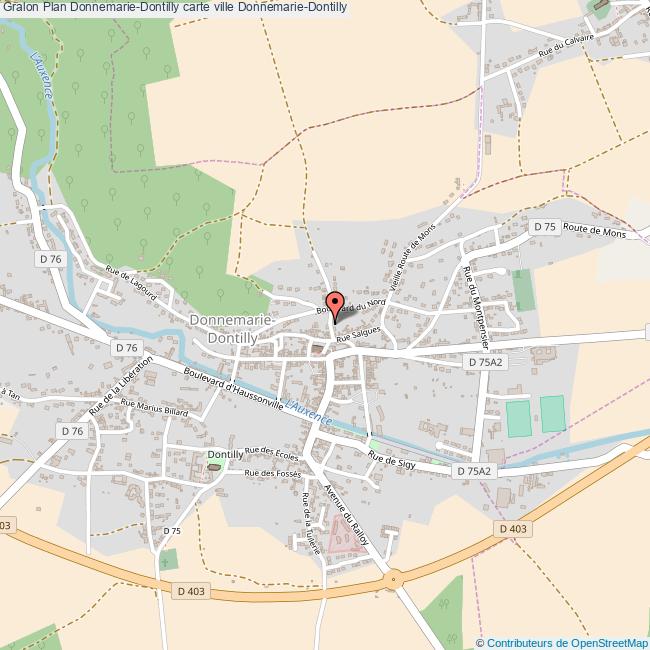 plan Donnemarie-Dontilly