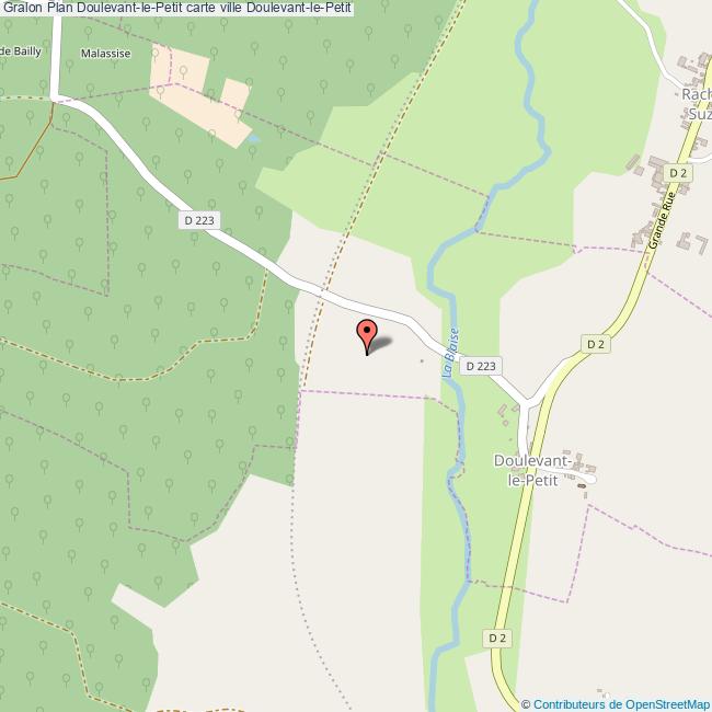 Plan DoulevantlePetit carte ville DoulevantlePetit