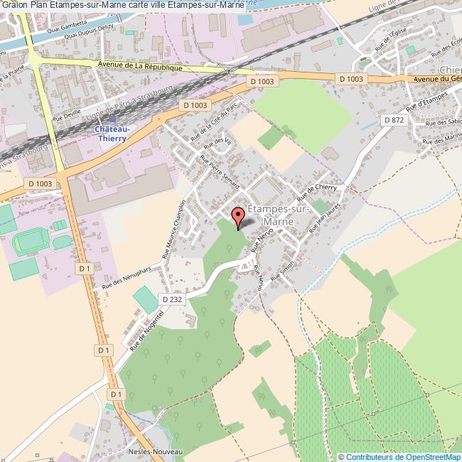 plan Etampes-sur-Marne