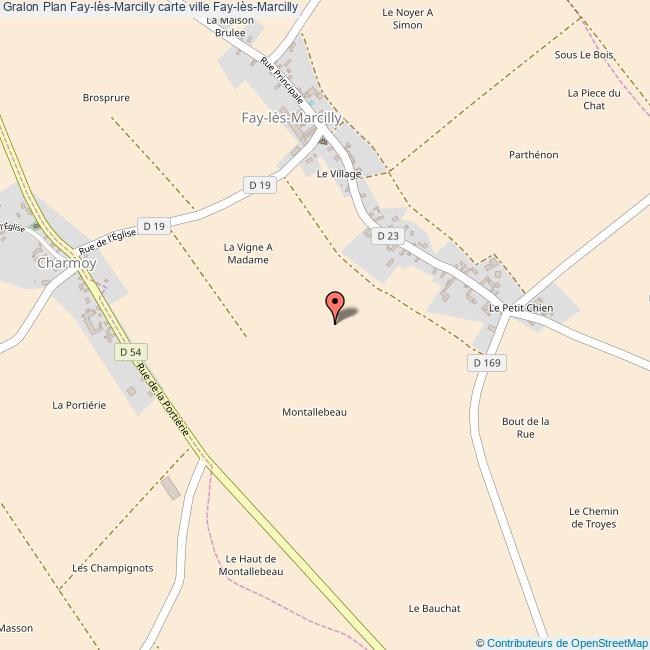 Plan FaylèsMarcilly carte ville FaylèsMarcilly