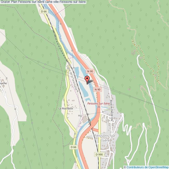 plan Feissons-sur-Isère
