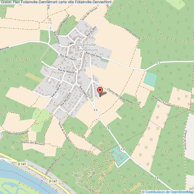 plan Follainville-Dennemont
