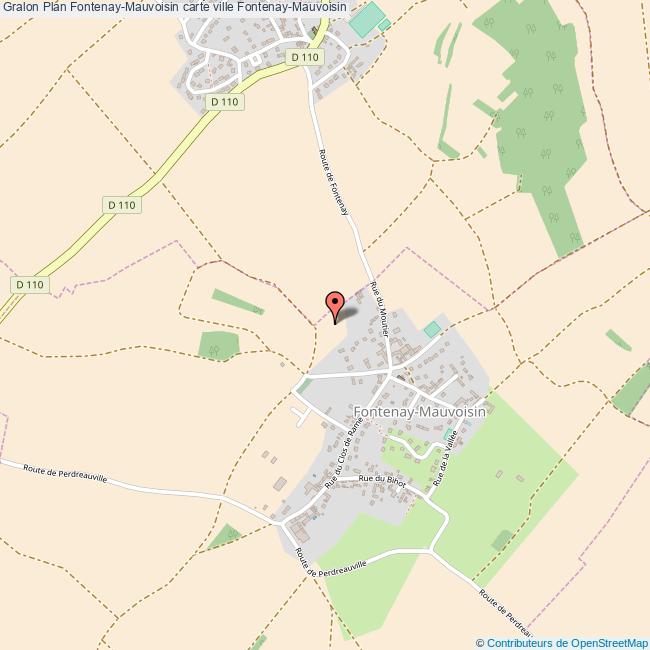 plan Fontenay-Mauvoisin