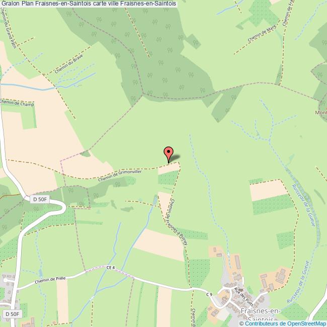 Plan FraisnesenSaintois carte ville FraisnesenSaintois