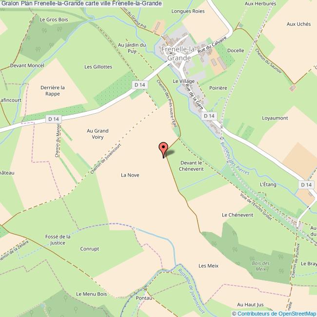 Plan FrenellelaGrande carte ville FrenellelaGrande