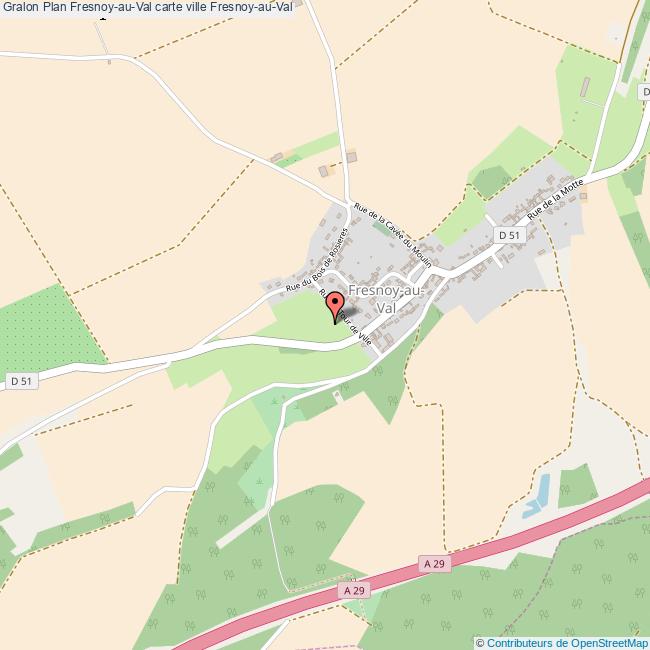 Plan FresnoyauVal carte ville FresnoyauVal