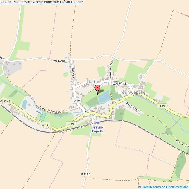 Plan FrévinCapelle carte ville FrévinCapelle